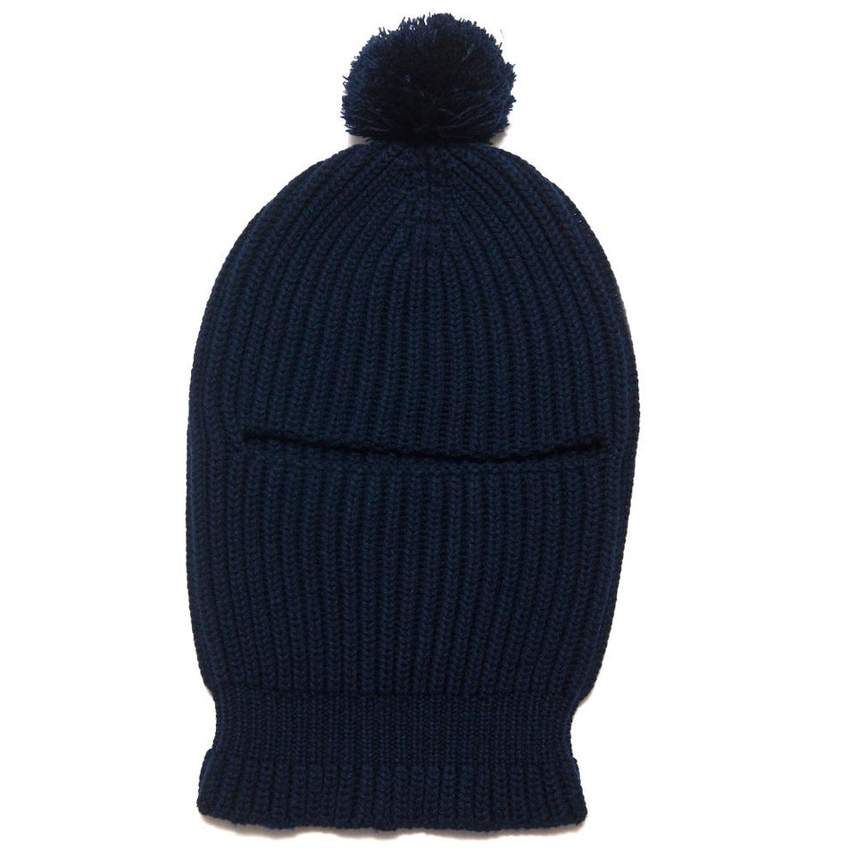 Engineered Garments Face Beanie Navy at shoplostfound, front