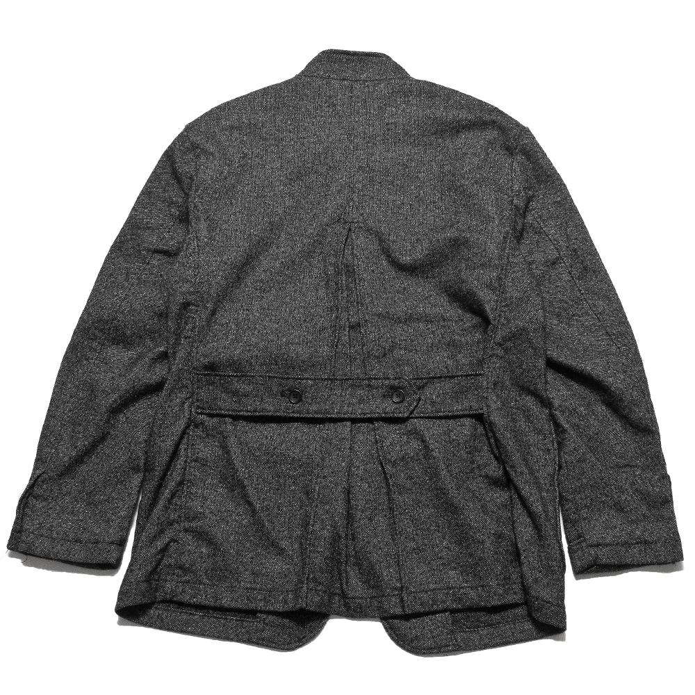 Engineered Garments Grim Jacket Wool Homespun Grey at shoplostfound, back