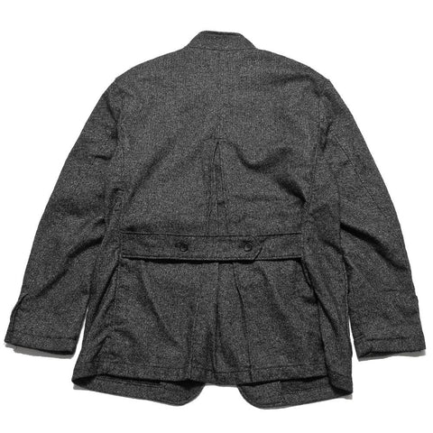 Engineered Garments Grim Jacket Wool Homespun Grey at shoplostfound, front