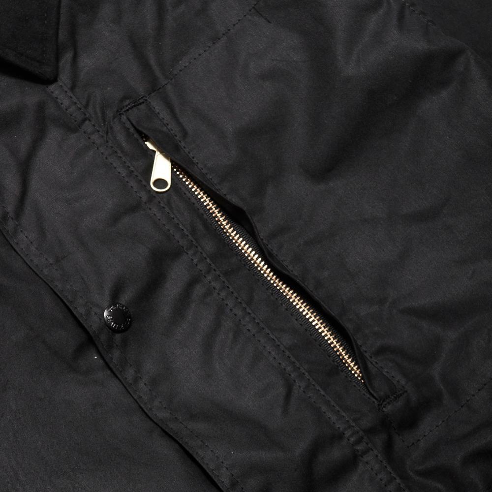 Filson Cover Cloth Mile Marker Black Seattle Fit at shoplostfound, zipper