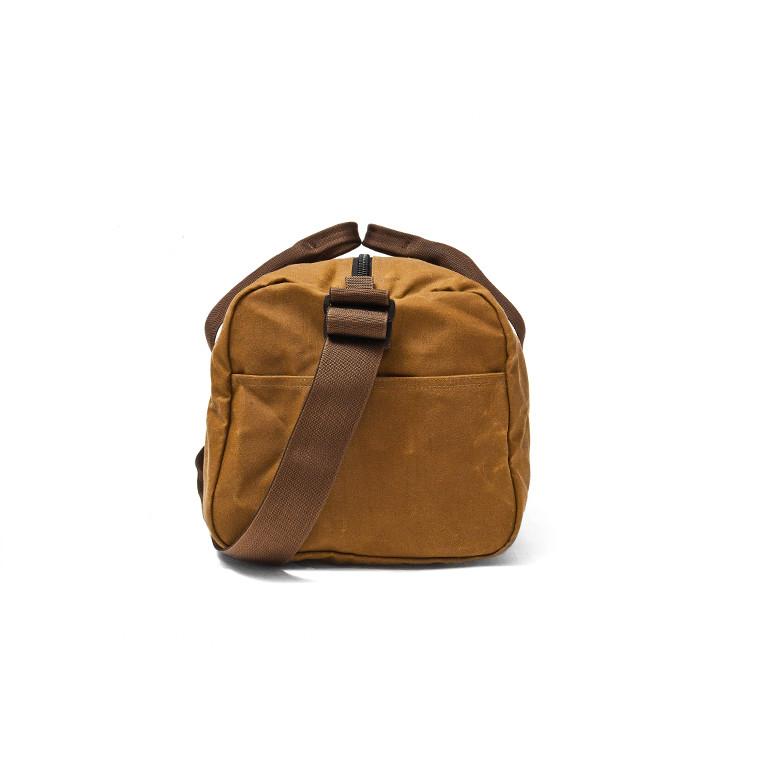 Filson Field Duffle Oil Finish Dark Tan Brown at shoplostfound in Toronto, end