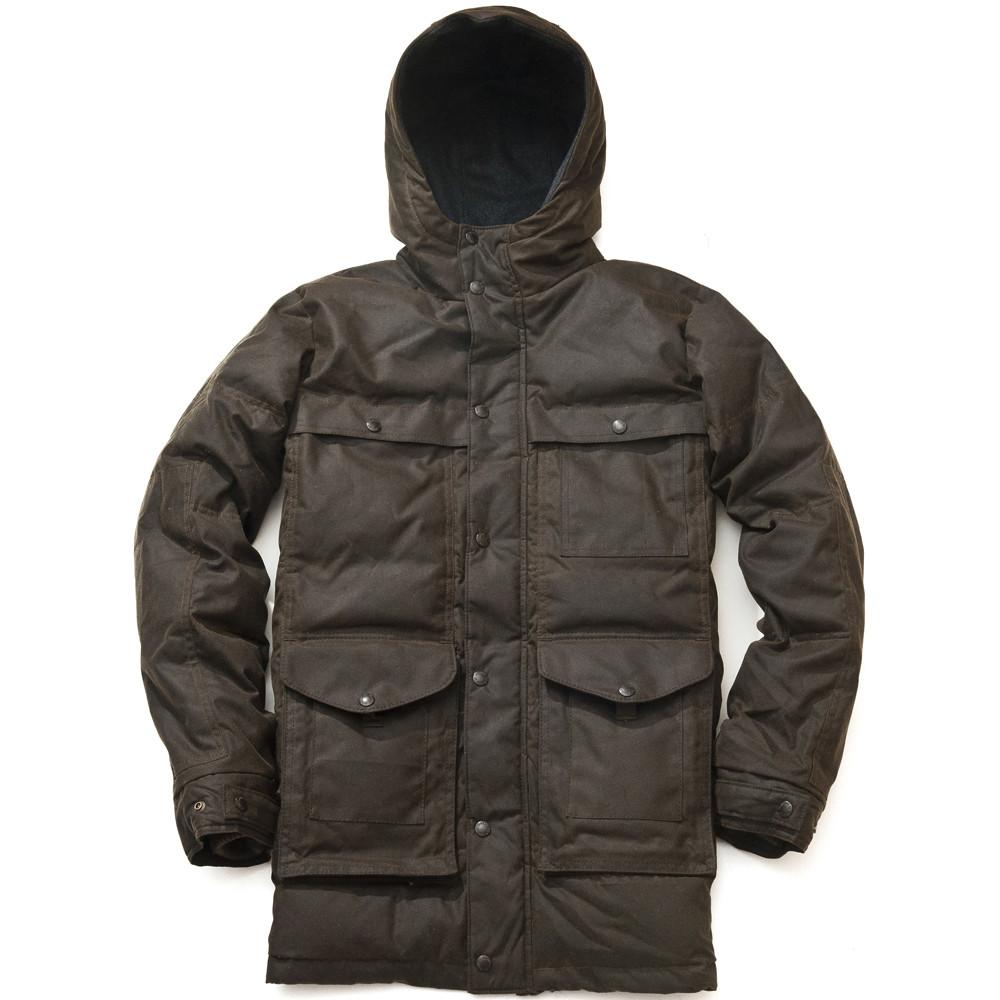 Filson Down Parka Cruiser Burnt Olive at shoplostfound in Toronto, front