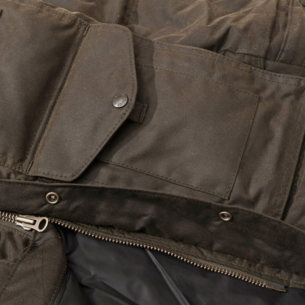 Filson Down Parka Cruiser Burnt Olive at shoplostfound in Toronto, pocket detail