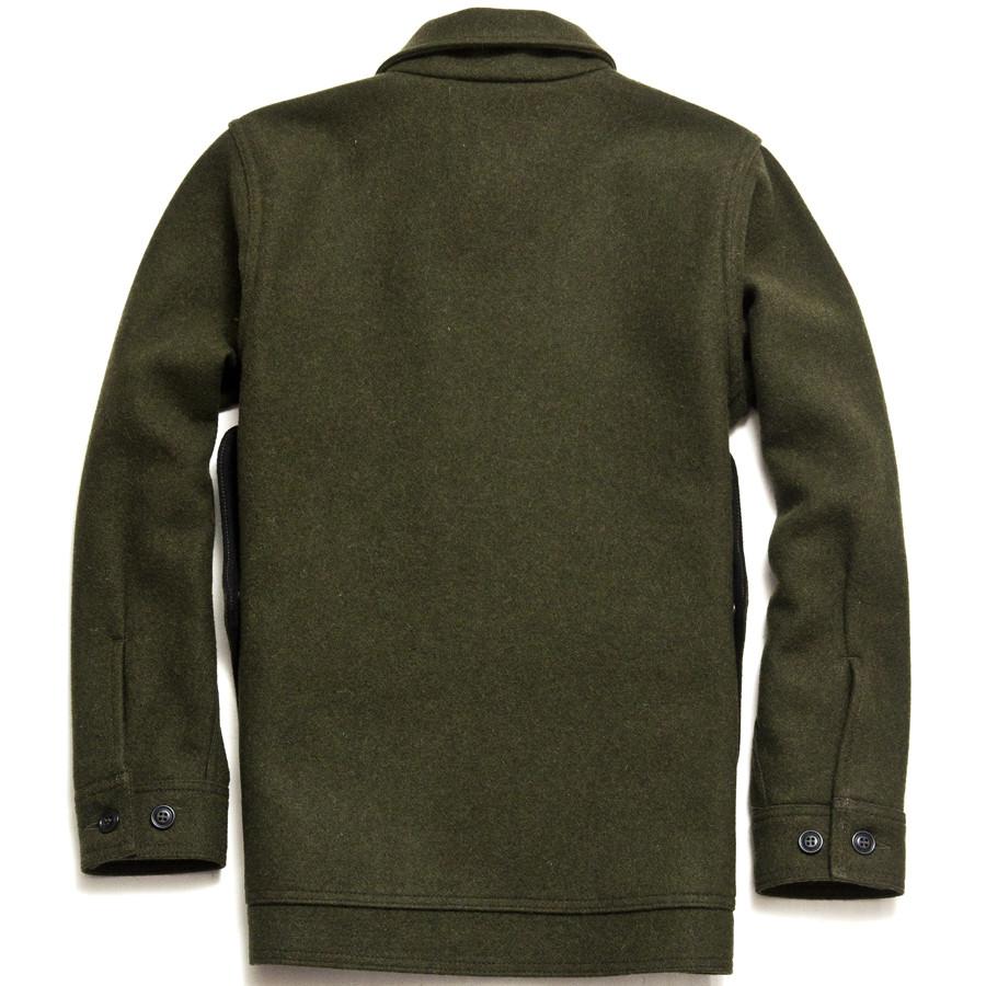 Filson Wool Mackinaw Cruiser Forest Green at shoplostfound in Toronto, back