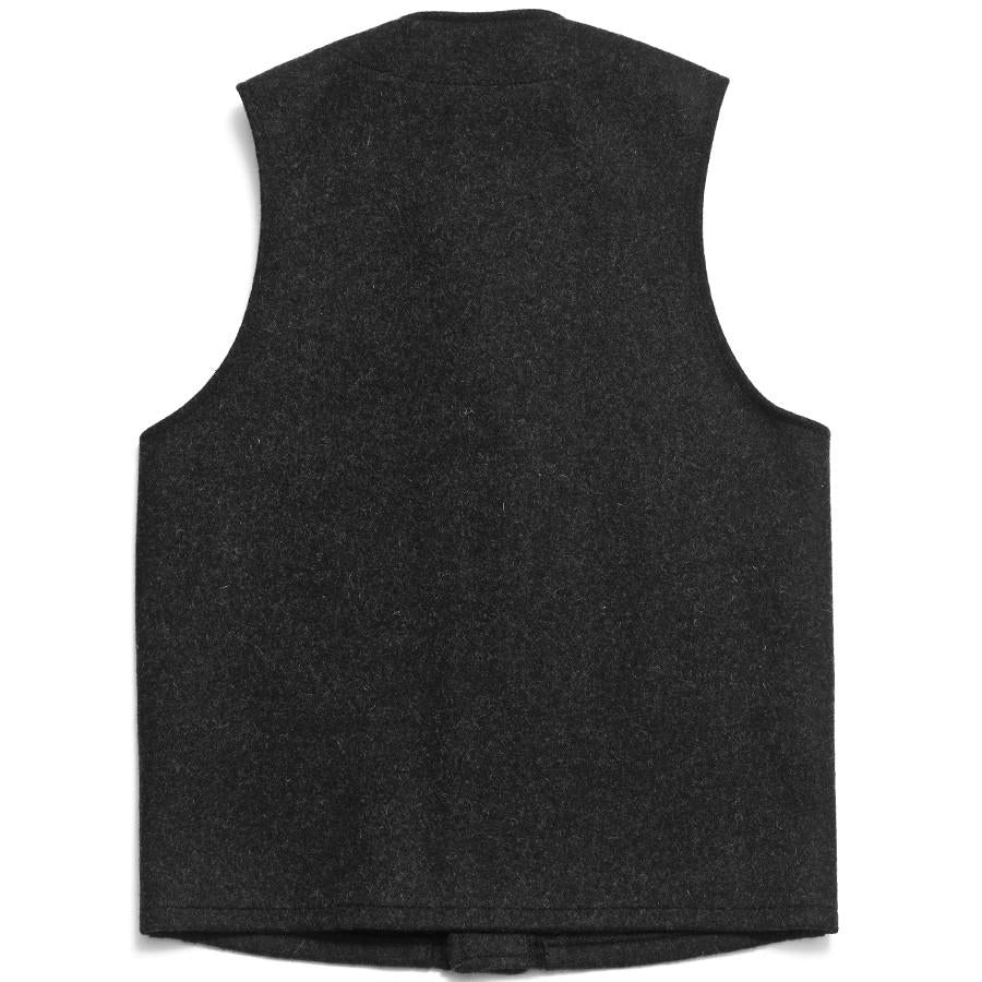 Filson Mackinaw Wool Vest Charcoal at shoplostfound in Toronto, back