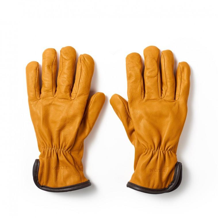 Filson Original Lined Goatskin Gloves Tan at shoplostfound in Toronto, birds eye view