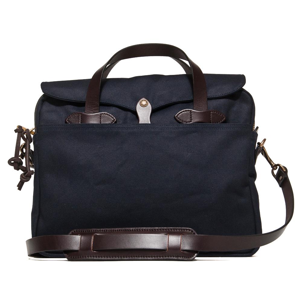 Filson Original Briefcase Navy at shoplostfound, front