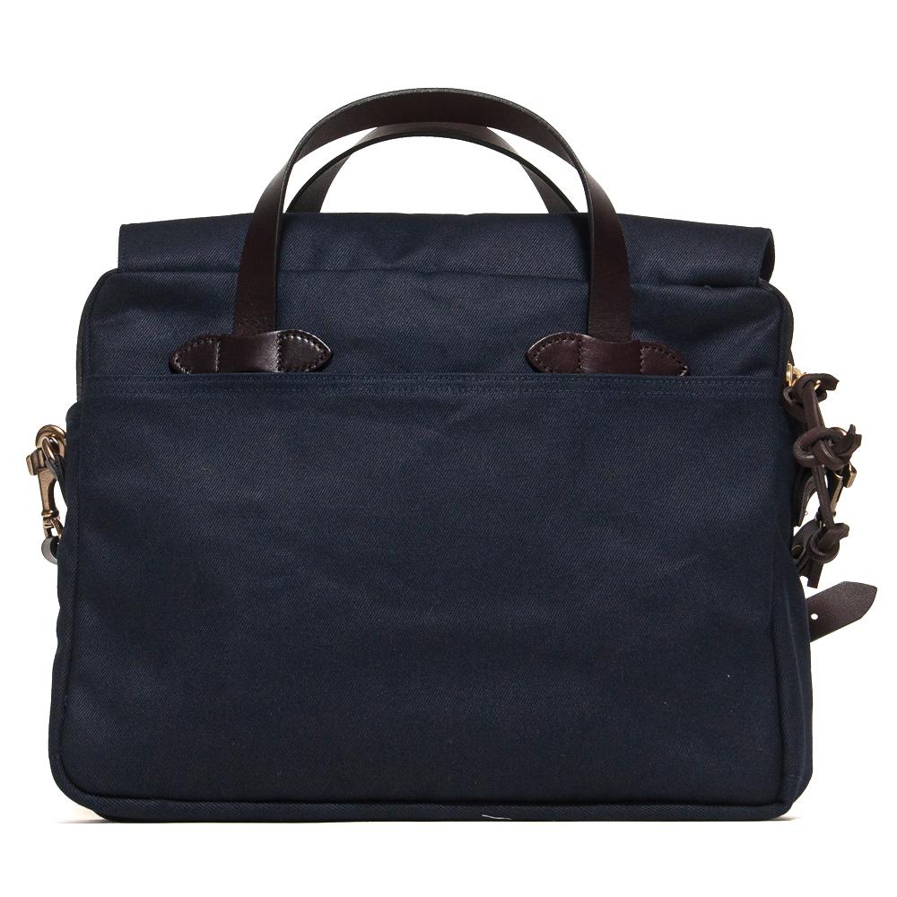 Filson Original Briefcase Navy at shoplostfound, back