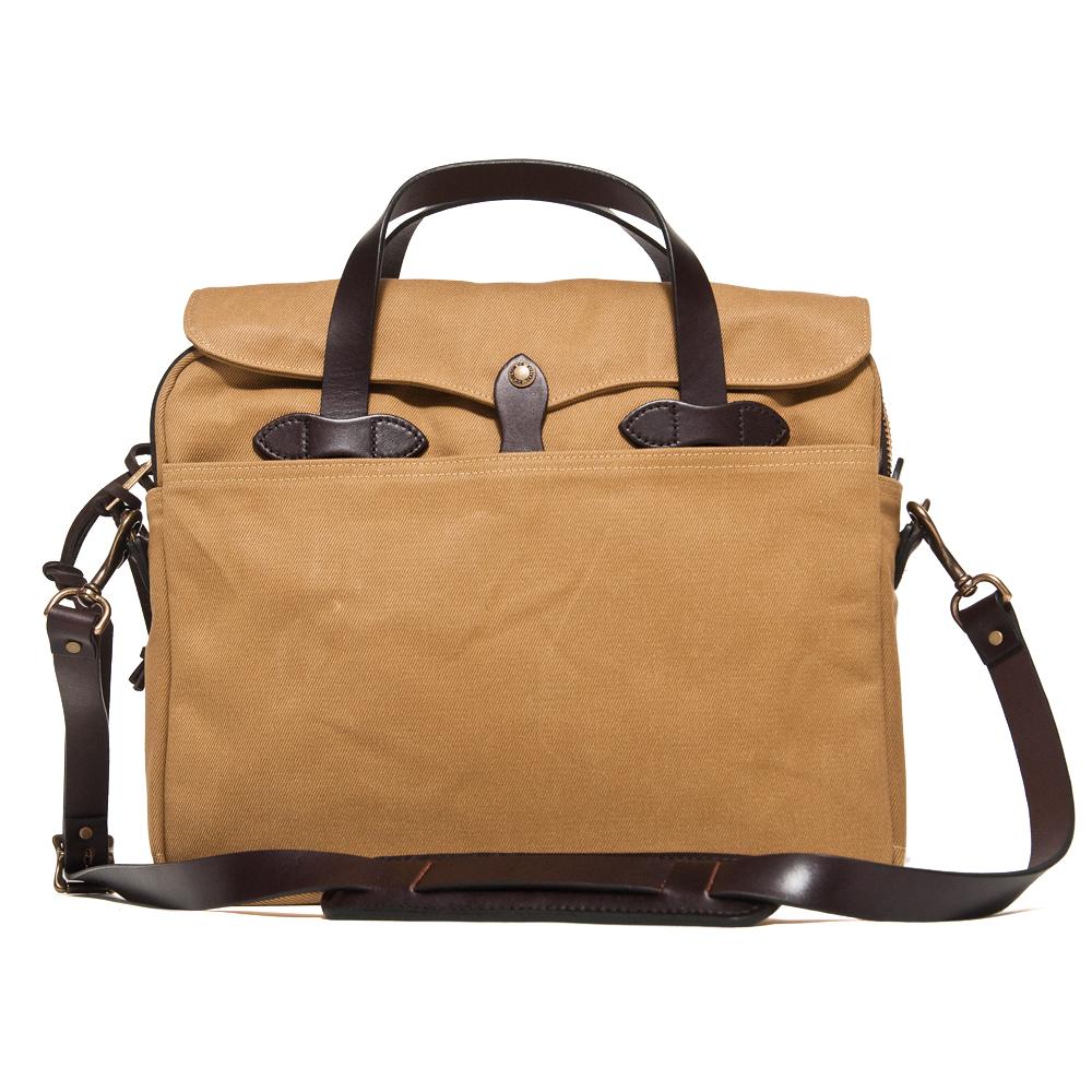 Filson Original Briefcase Tan at shoplostfound, front