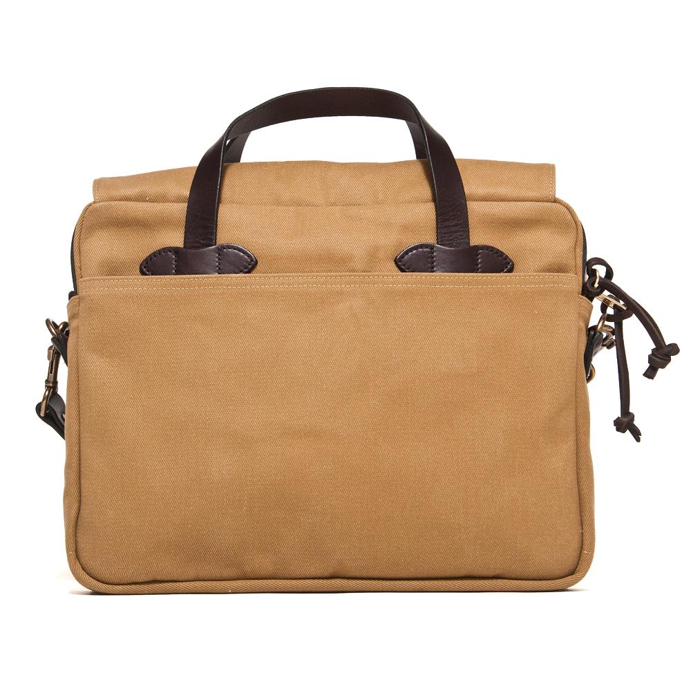 Filson Original Briefcase Tan at shoplostfound, back