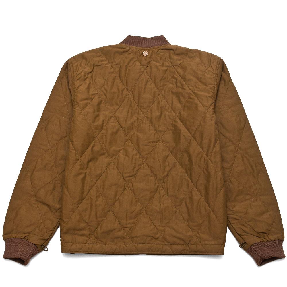 Filson Quilted Pack Jacket Tan at shoplostfound, back