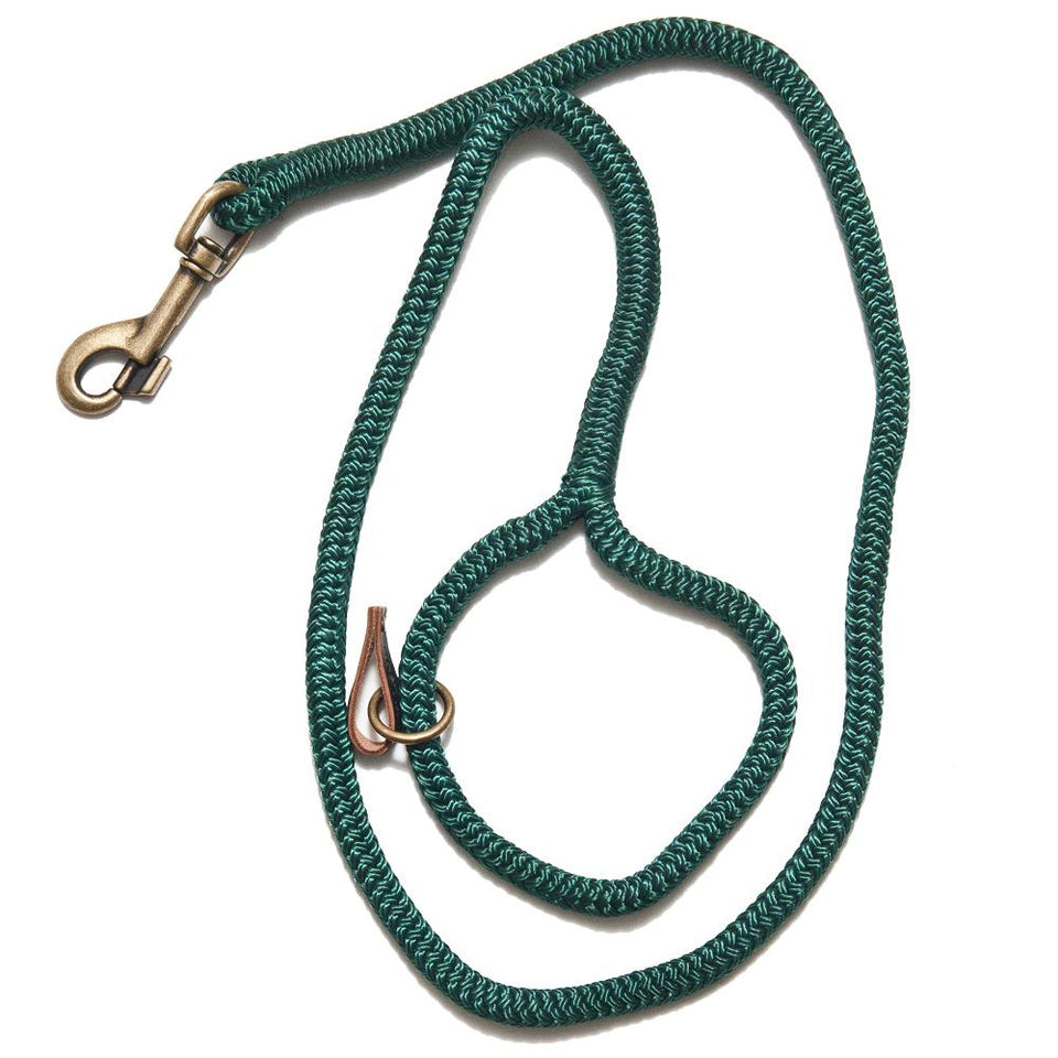 Filson Rope Dog Leash Forest Green at shoplostfound, full