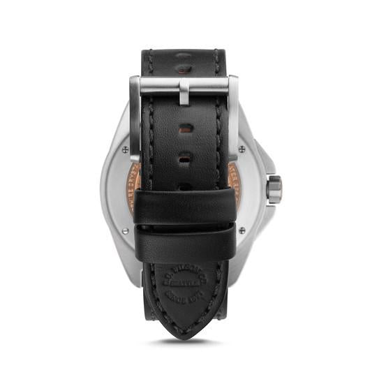 Filson Journeyman Watch Black/White at shoplostfound in Toronto, closed strap