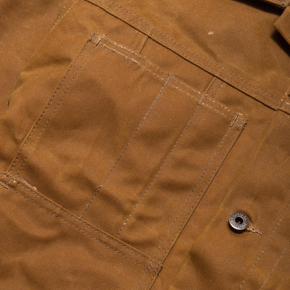 Filson Short Lined Cruiser Dark Tan at shoplostfound, pocket