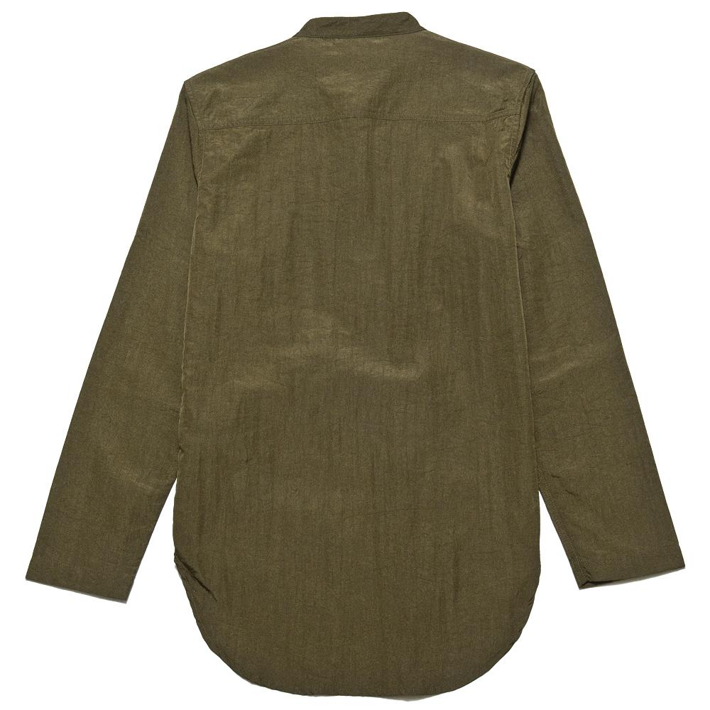 Garbstore Co-Op Pullover Shirt Olive at shoplostfound, back