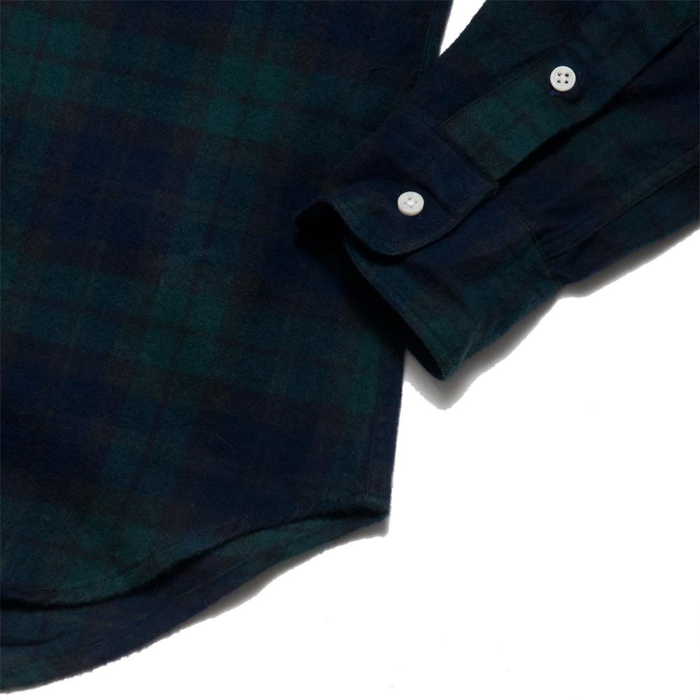 Gitman Vintage Bros. Long Sleeve Blackwatch Plaid Flannel at shoplostfound, detail