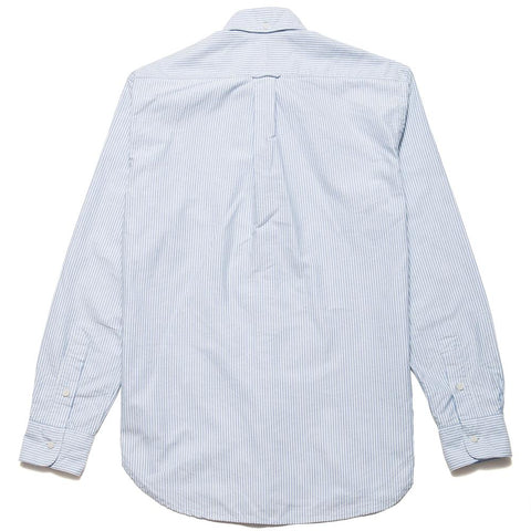 Gitman Vintage Bros. Long Sleeve Blue Stripe Oxford at shoplostfound, front
