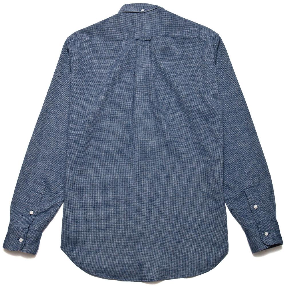 Gitman Vintage Bros. Long Sleeve Indigo Thermal at shoplostfound, back