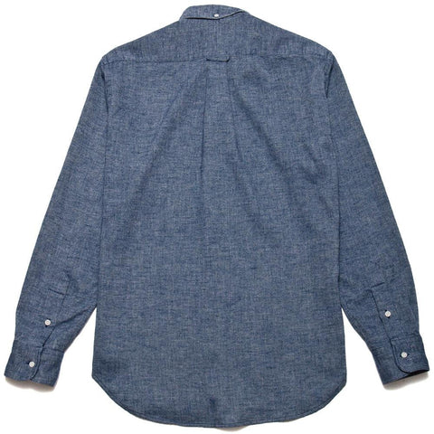 Gitman Vintage Bros. Long Sleeve Indigo Thermal at shoplostfound, front