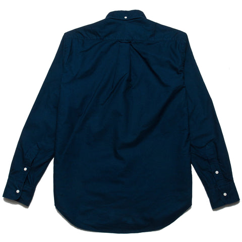 Gitman Vintage Bros. Long Sleeve Navy Overdye Oxford Shirt at shoplostfound, front
