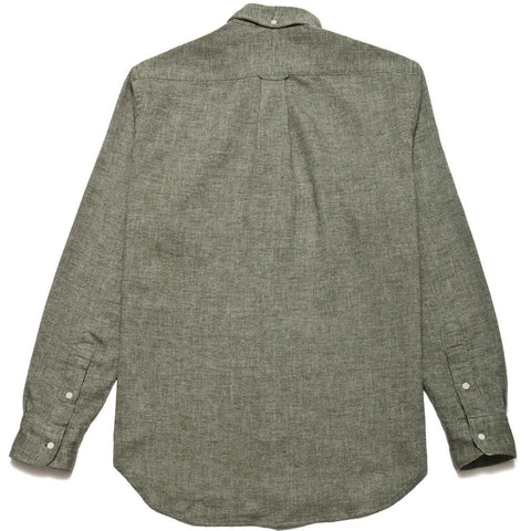 Gitman Vintage Bros. Long Sleeve Olive Thermal at shoplostfound, front