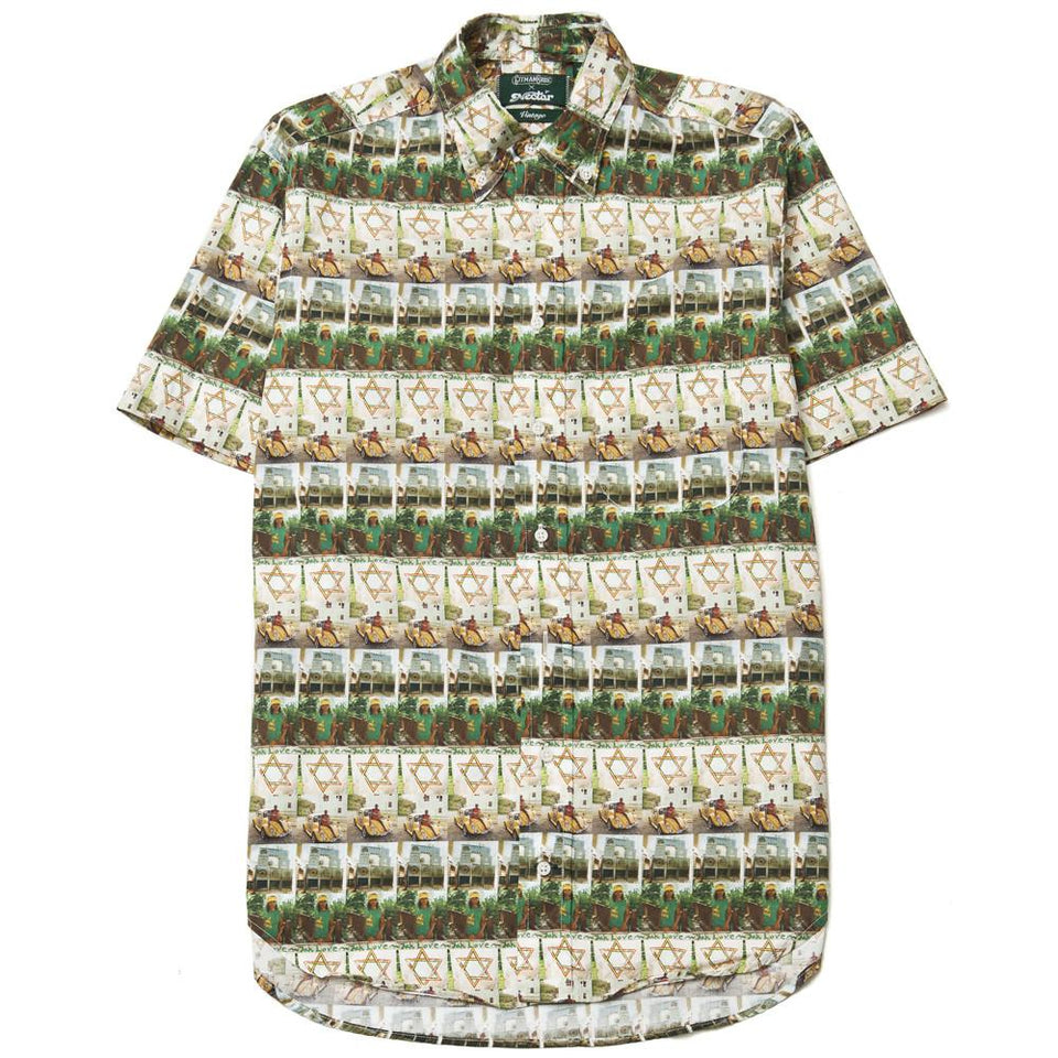 Gitman Vintage Bros. GV x Nectar Jah Love Short Sleeve Shirt