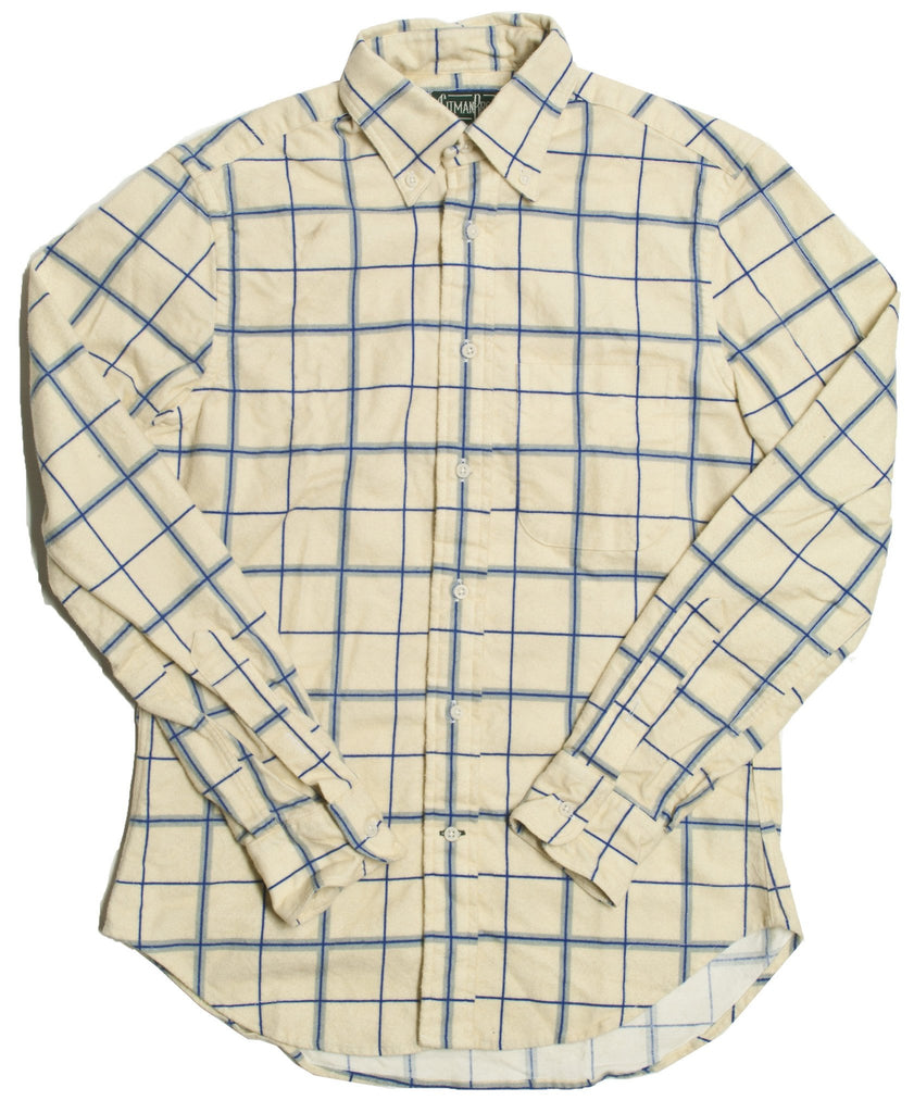 Gitman Vintage Bros. White Windowpane
