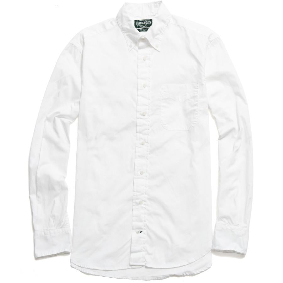 Gitman Vintage Bros. Long Sleeve White Zephyr Oxford