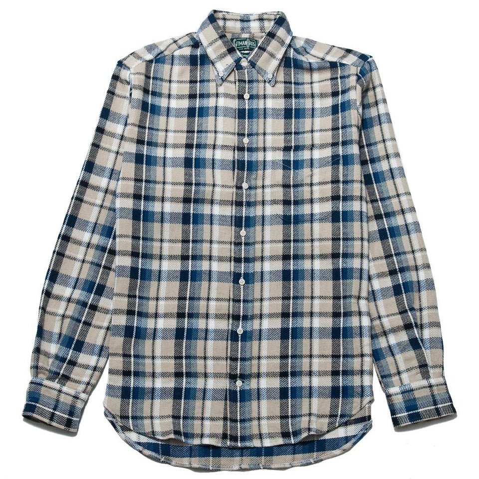 Gitman Vintage Bros. Montana Triple Yarn Flannel at shoplostfound, front