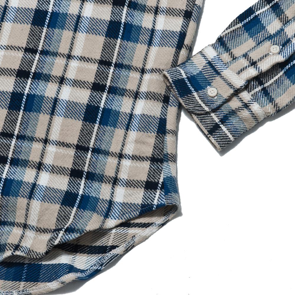 Gitman Vintage Bros. Montana Triple Yarn Flannel at shoplostfound, cuff