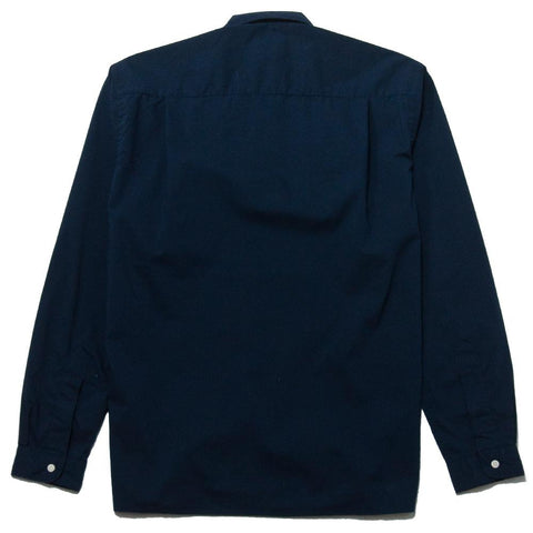 Gitman Vintage Bros. Navy Ripstop Camp Shirt at shoplostfound, front