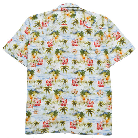 Gitman Vintage Bros. Watercolour Tropics Rayon Camp Shirt at shoplostfound, front