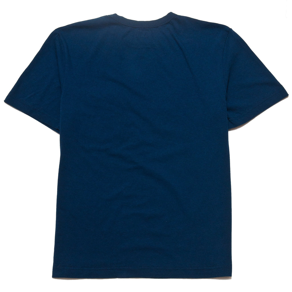 Homespun Dad's Pocket Tee Indigo at shoplostfound, back