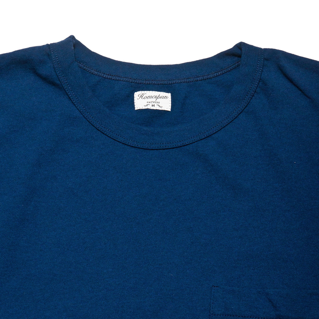 Homespun Dad's Pocket Tee Indigo