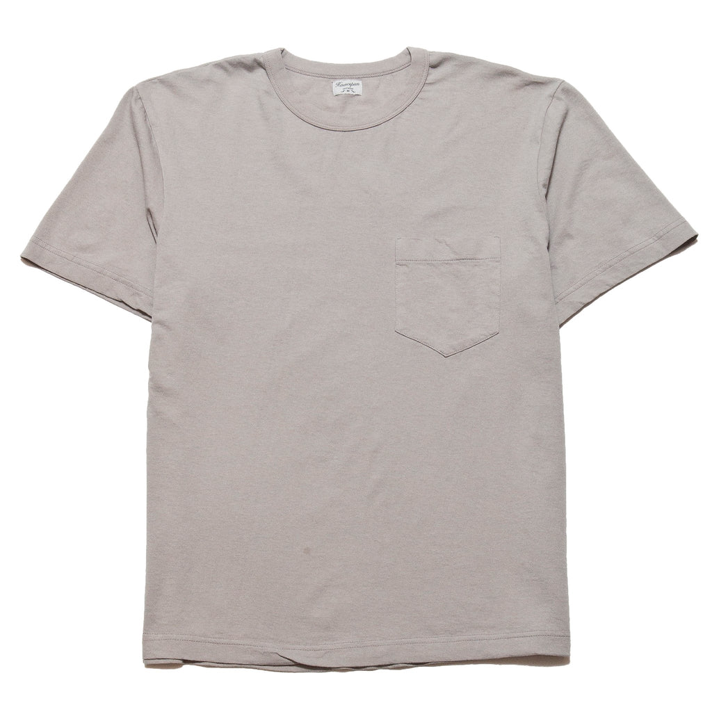 Homespun Dad's Pocket Tee Steel Grey at shoplostfound, front