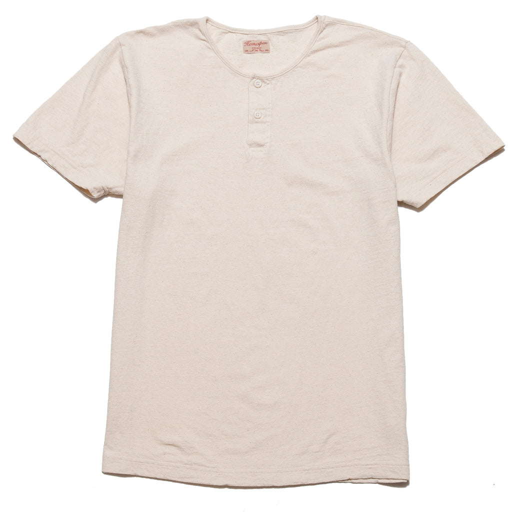 Homespun Great Plains Short Sleeve Natural at shoplostfound, front