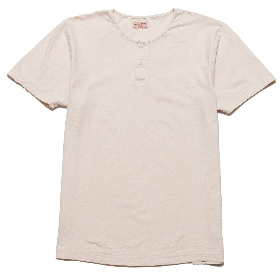 Homespun Great Plains Short Sleeve Natural at shoplostfound, front