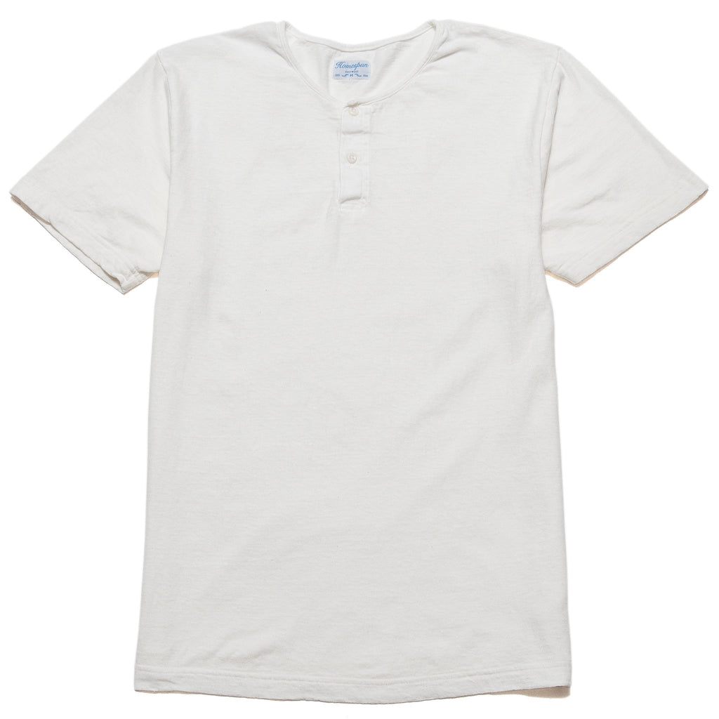 Homespun Great Plains Short Sleeve White at shoplostfound, front