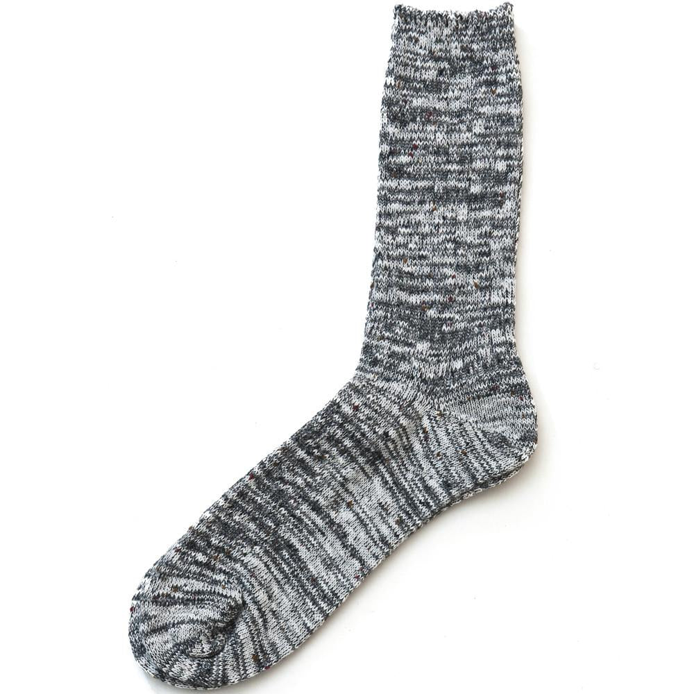 Homespun Melange Nep Sock Grey