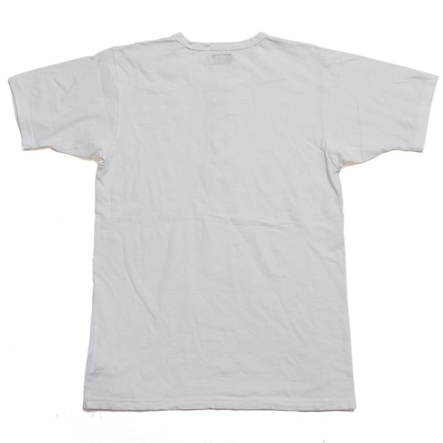 Homespun Surplus Short Sleeve Henley Zimbabwe Jersey in White