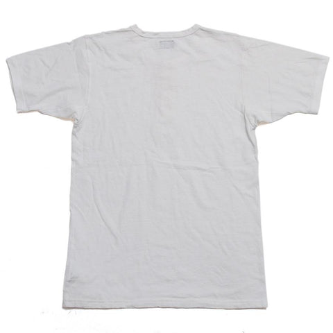 Homespun Surplus Short Sleeve Henley Zimbabwe Jersey in White