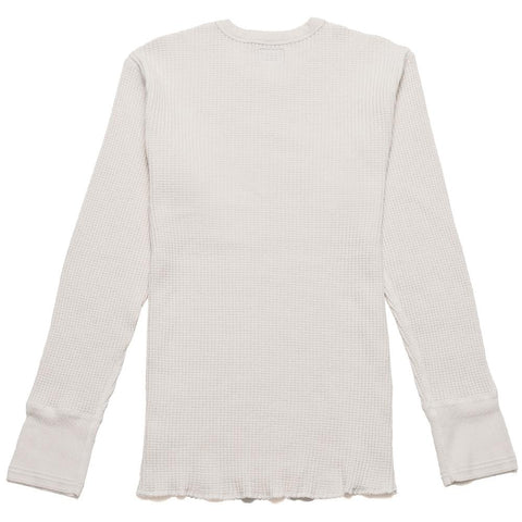 Homespun Thermal Crew Bulky Waffle Antler White