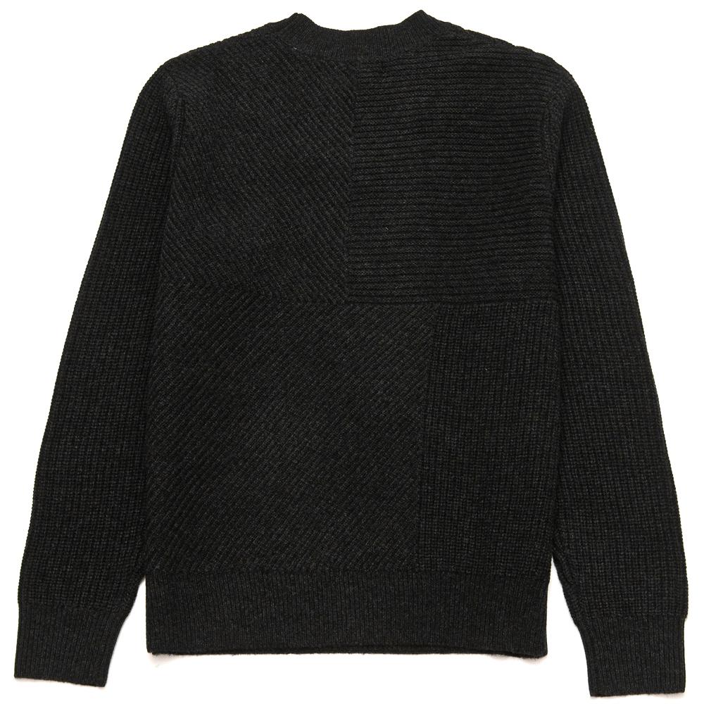 Levi's Made & Crafted Pieced Sweater Caviar at shoplostfound, back