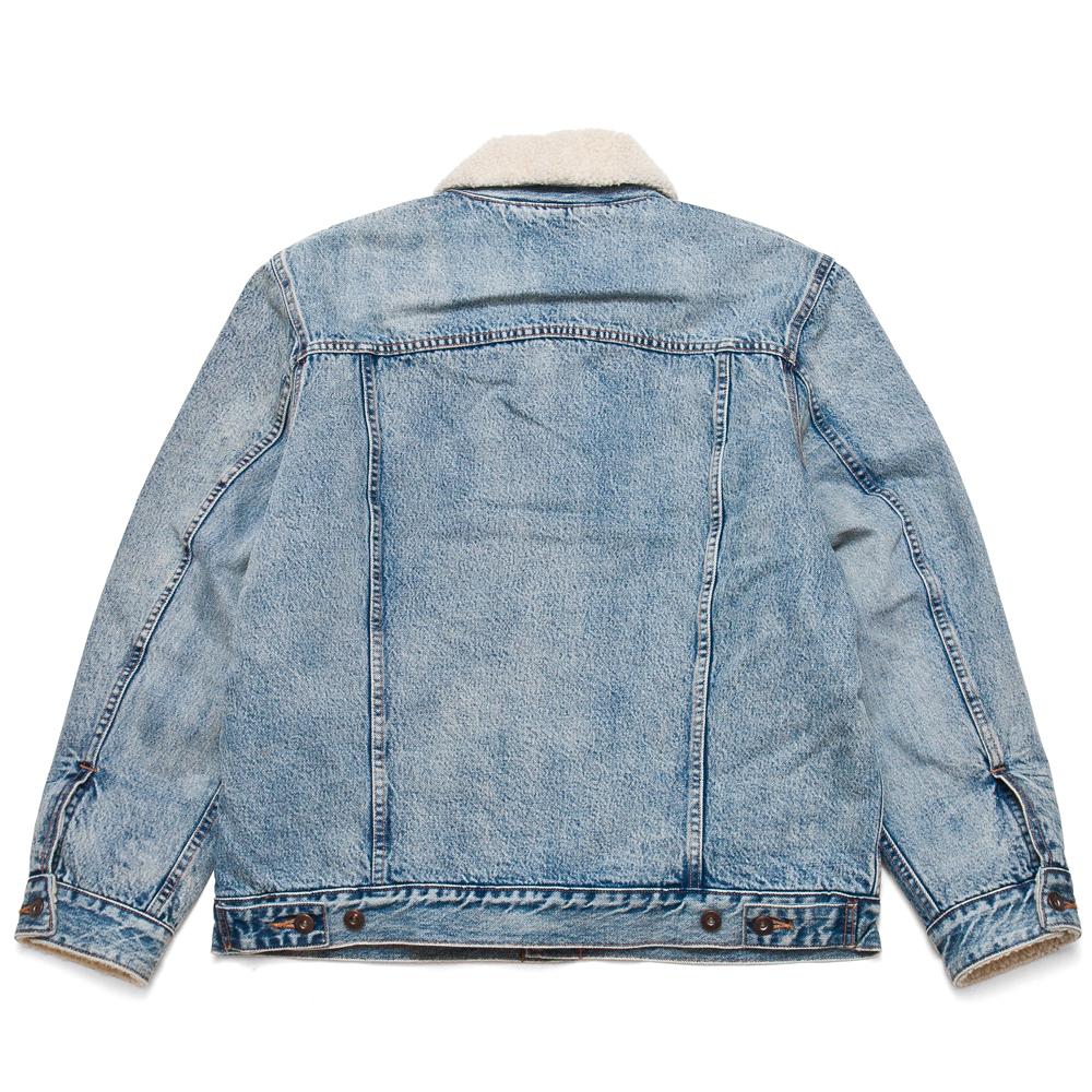 Levi's Made & Crafted Shawl Collar Trucker Jacket Mataleon at shoplostfound, back