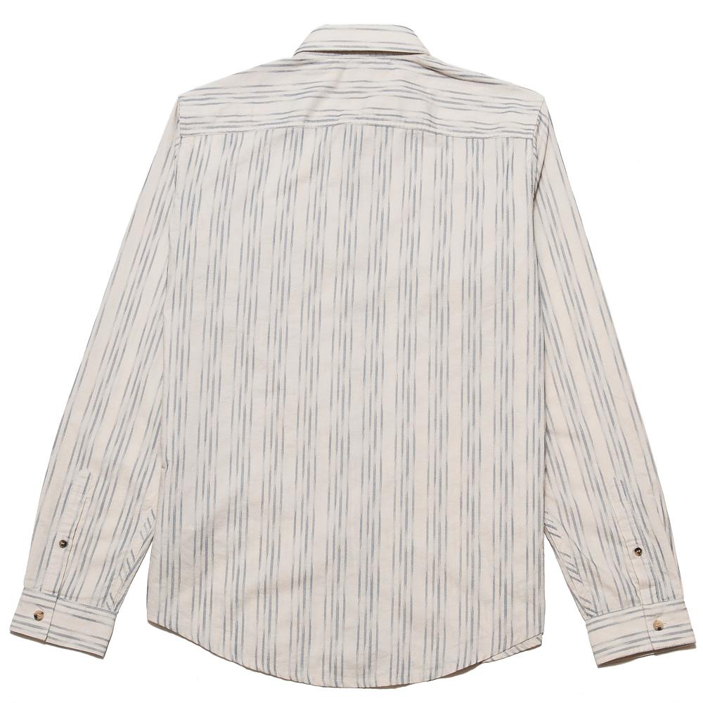 Levi's Made & Crafted Standard Shirt Ikat White/Blue at shoplostfound, back