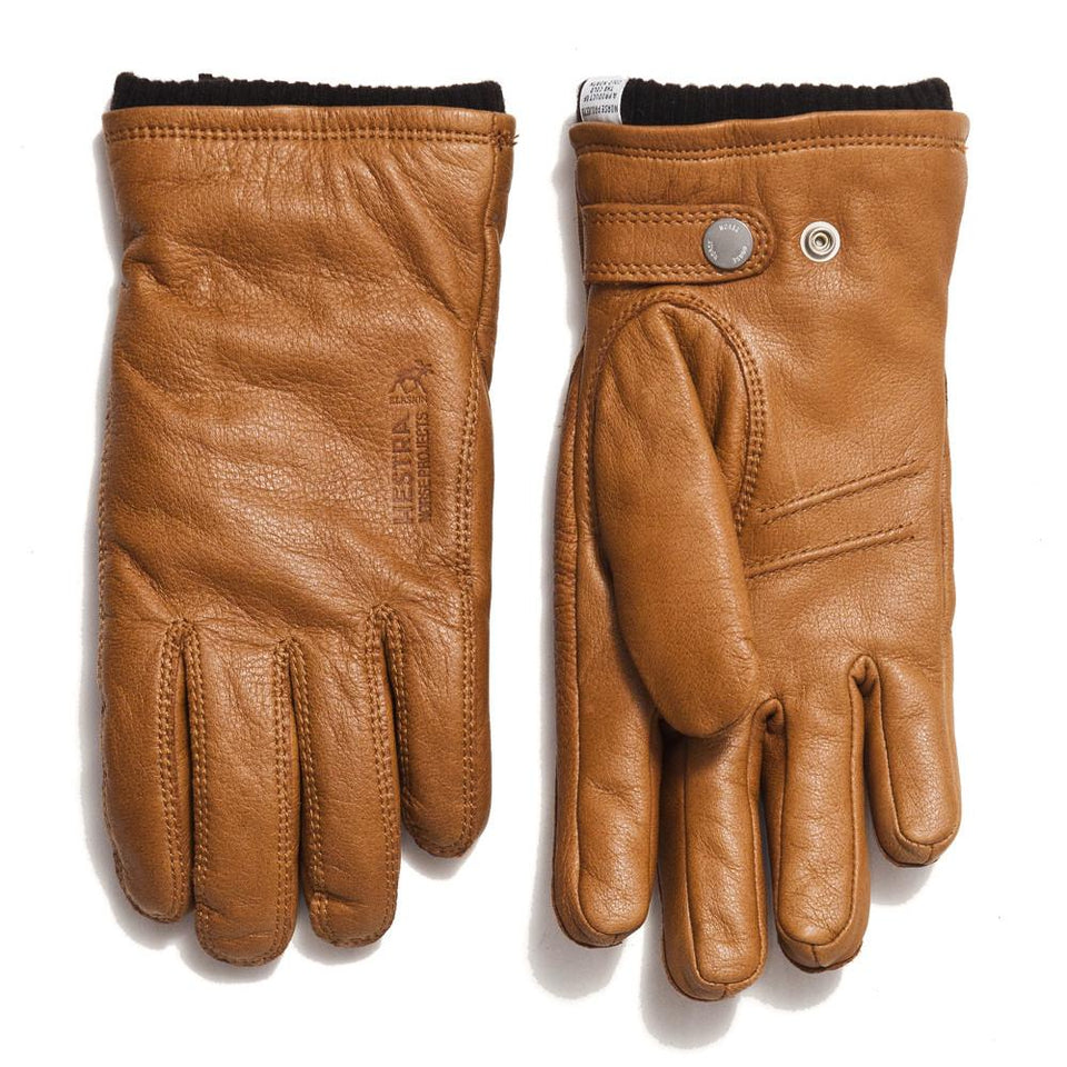 Norse Projects Hestra Utsjo Tobacco Gloves at shoplostfound in Toronto, front and back