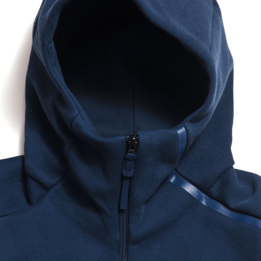 Adidas Z.N.E. Hoodie Collegiate Navy S94806 at shoplostfound in Toronto, hooded zip collar