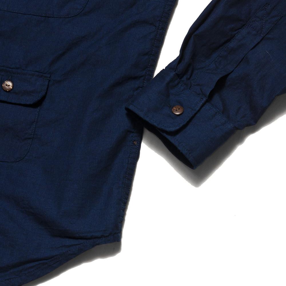 Battenwear Camp Shirt Deep Indigo at shoplostfound in Toronto, cuff