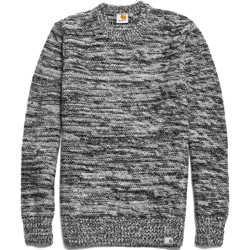 Carhartt W.I.P. Accent Sweater Black/Grey Heather at shoplostfound in Toronto, front