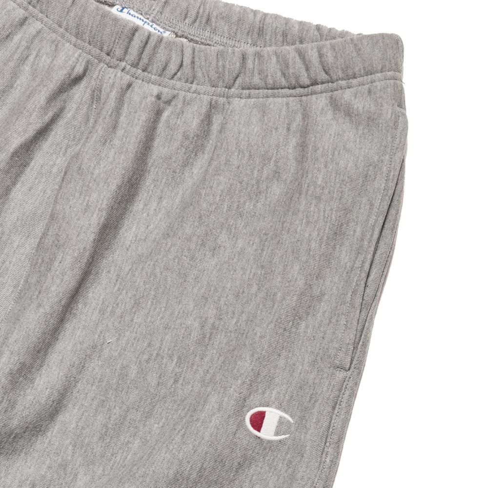 Champion Reverse Weave French Terry Short Oxford Grey at shoplostfound, detail